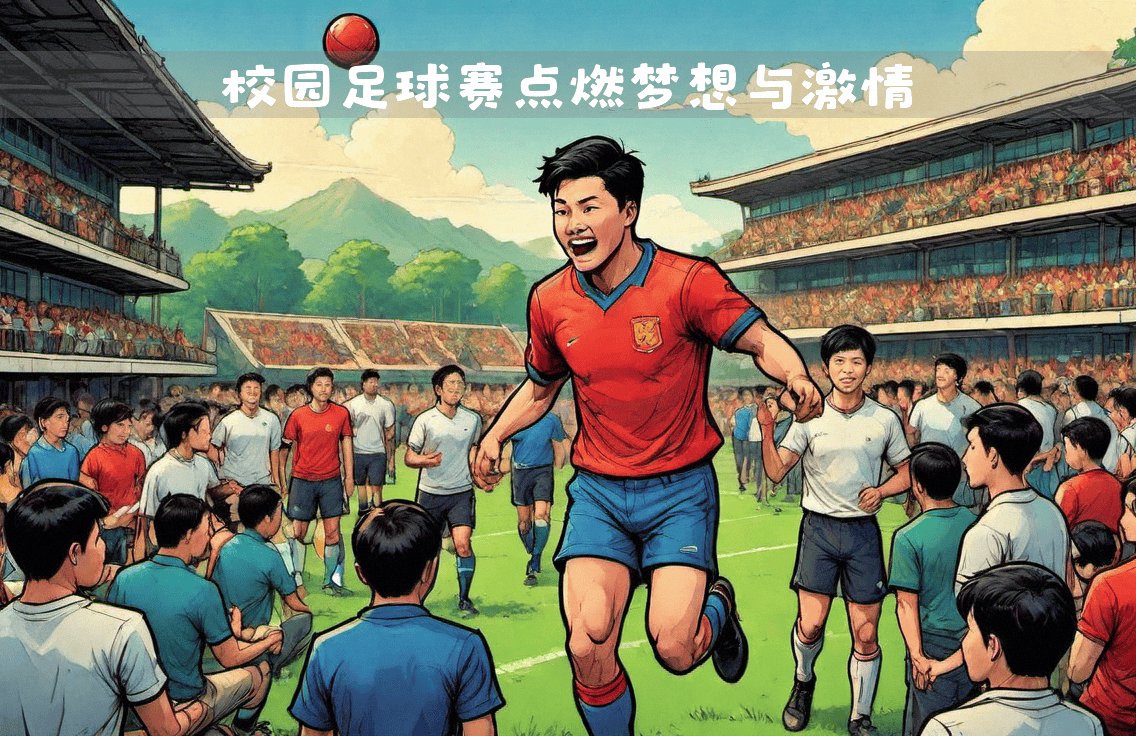 青年足球联赛现场，激情燃烧的绿茵场的简单介绍